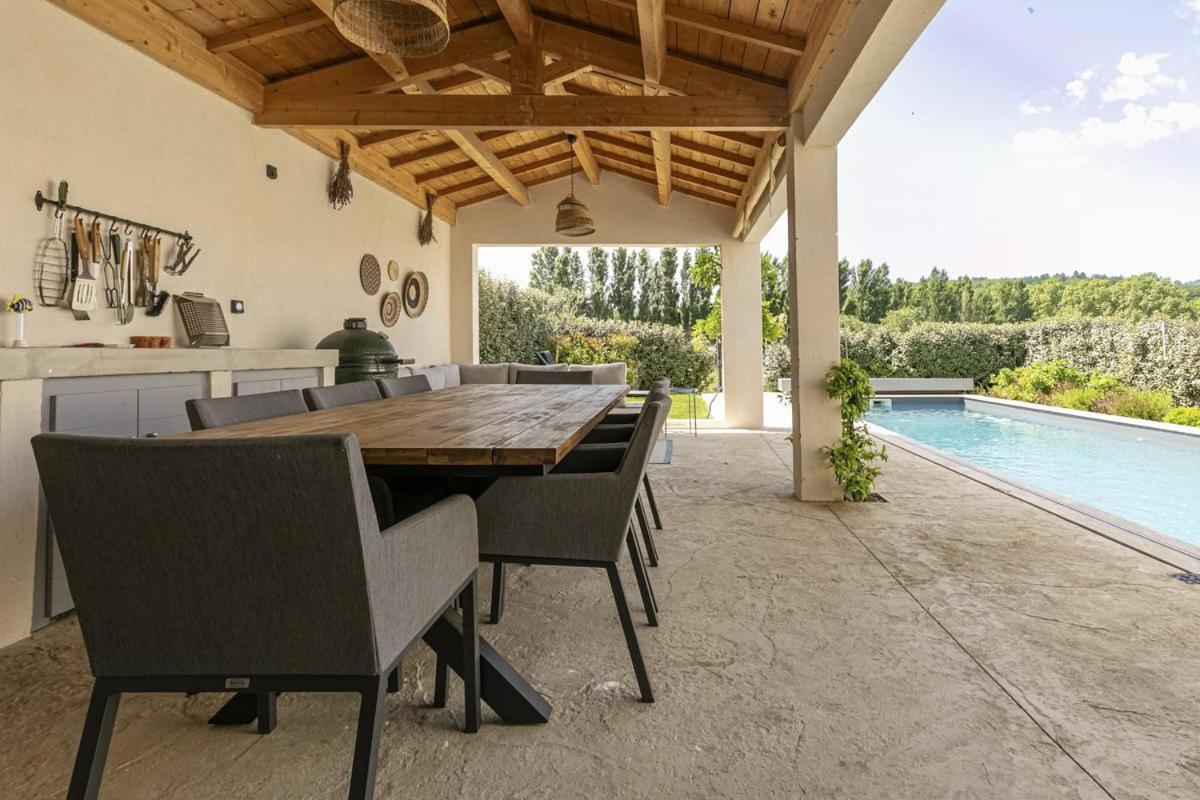 Onze Villa In Provence, Mont Ventoux, New Luxury Villa, Private Pool, Stunning Views, Outdoor Kitchen, Big Green Egg Malaucène المظهر الخارجي الصورة